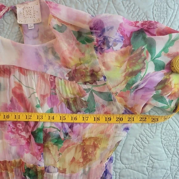 Johnny Was Silk Floral Dress - Picture 9 of 9